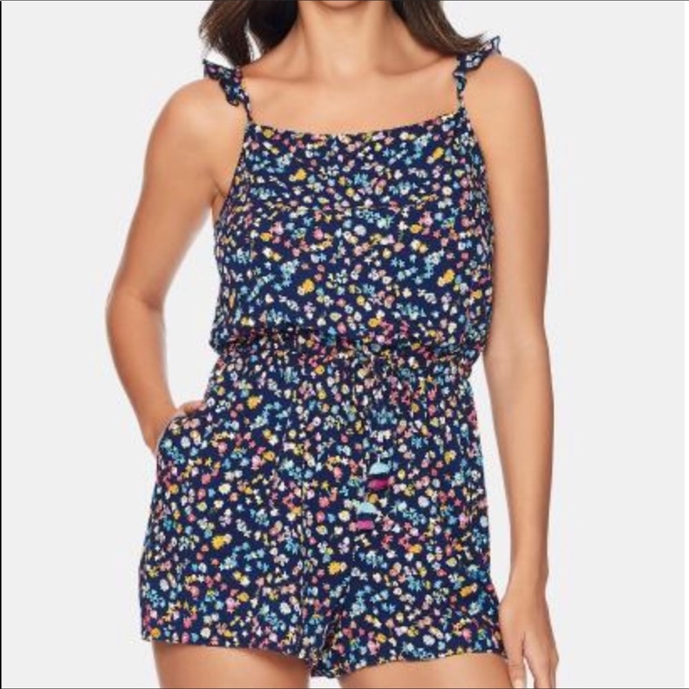 Vera Bradley Swimsuit Romper Cover-Up Bathing Suit Coverup